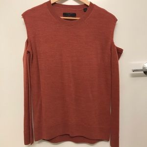 All Saints Sweaters - All Saints Merino Wool Cold Shoulder Sweater All Saints Sweaters - All Saints Merino Wool Cold Shoulder Sweater